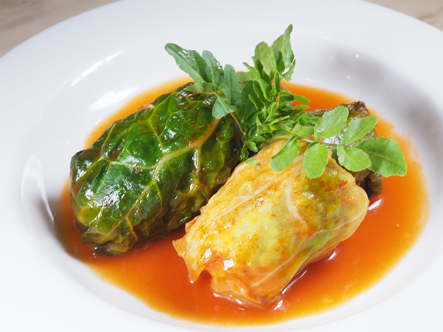 ロールキャベツのトマト煮込み