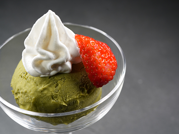 煎茶アイスクリーム